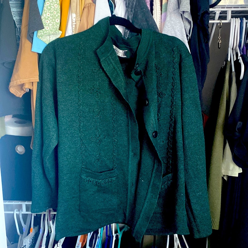 Green Cardigan from Jon & Anna, XL